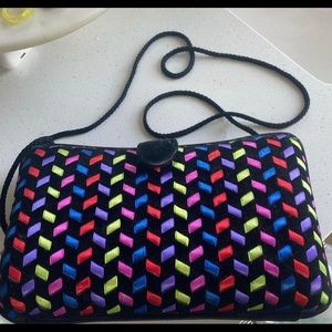 Vintage multicolor Sharmark Las Vegas 80’s style.